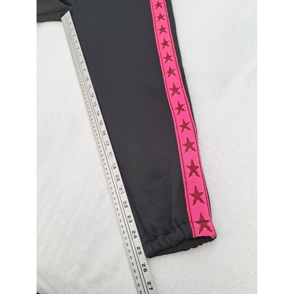 Revolve NEW Koral Activewear Napo Valo Sweatpant Pink Stars Strip Crop Small S - Picture 7 of 10